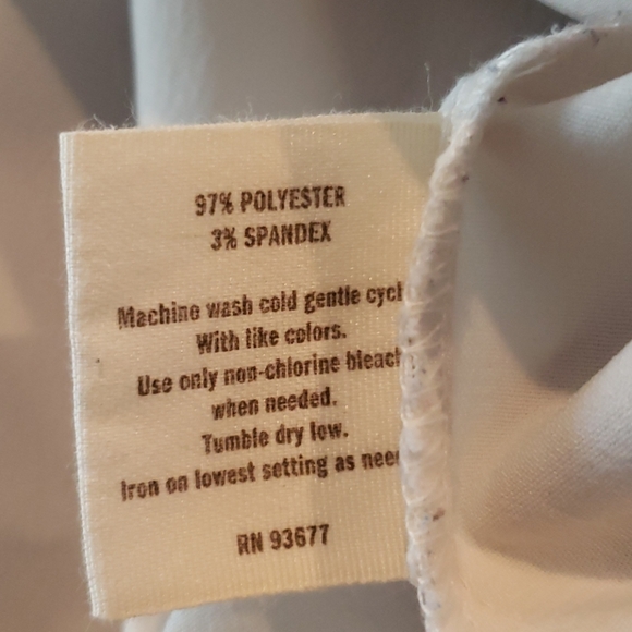 Women's Decree Blouse White Size Medium - Picture 4 of 4